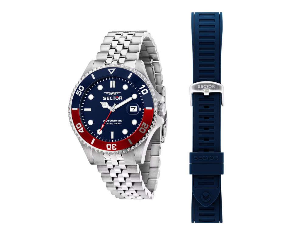 Sector No Limits 230 Automatic Watch, Blue, 43 mm, R3223161018