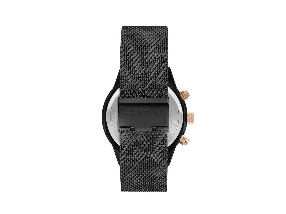 Sector No Limits 670 Quartz Watch, PVD, Black, 45 mm, R3253540002
