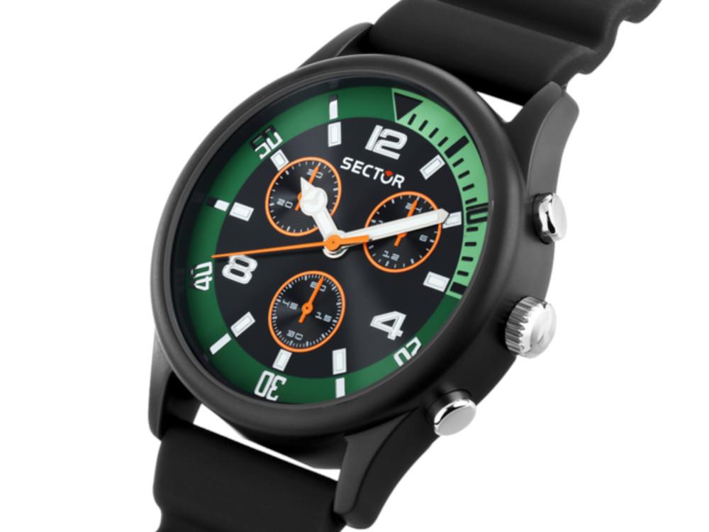 Sector No Limits H2O Quartz Watch,  Black, 43 mm, R3271718002