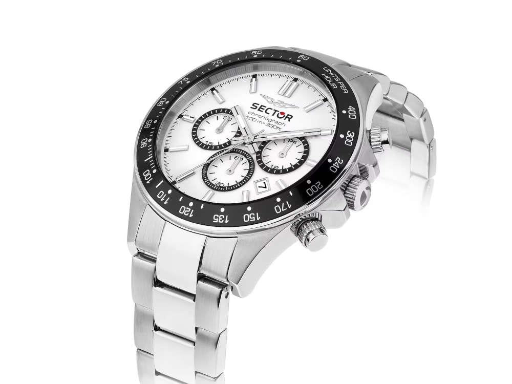 Sector No Limits 230 Quartz Watch, White, 43 mm, R3273661049