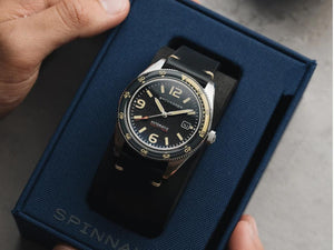 Spinnaker Fleuss  Sand Grey Automatic Watch, Black, 43 mm, 15 atm, SP-5055-0B
