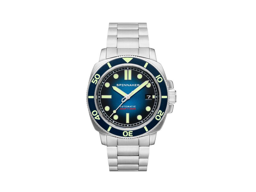 Spinnaker Hull Liberty Blue Automatic Watch, Blue, 42 mm, 30 atm, SP-5088-22