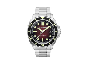 Spinnaker Hull Ombre Red Automatic Watch, Red, 42 mm, 30 atm, SP-5088-33