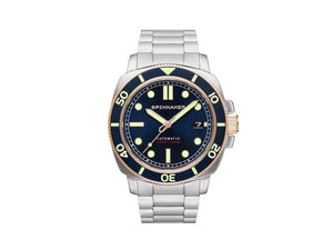 Spinnaker Hull Patriot Blue Automatic Watch, Blue, 42 mm, 30 atm, SP-5088-55