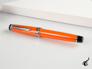 Sailor Professional Gear Color Fountain Pen, Orange, Chrome trim