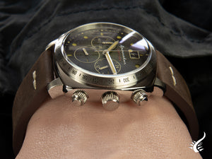 Spinnaker Hull Quartz Watch, Green, 42 mm, Chronograph, SP-5068-02