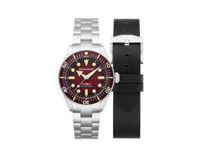 Spinnaker Spence Crimson Red Automatic Watch, Red, 40 mm, 30 atm, SP-5097-55