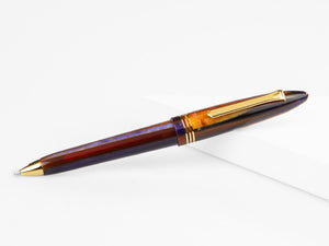 Tibaldi Bononia Seilan Ballpoint pen, Resin, Purple, 18k Gold trim, BNN-107-BP