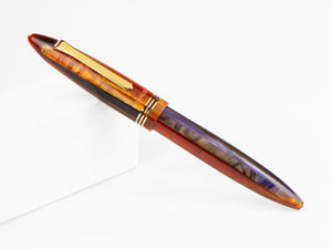 Tibaldi Seilan Bononia Fountain Pen, Purple, 18k Gold trim, BNN-107-FP
