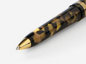 Tibaldi Bononia Black Gold Ballpoint pen, Black, Gold plated, BNN-1082-BP