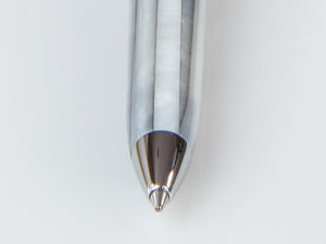Tibaldi Bononia Pearl Mist Ballpoint pen, Resin, Grey, Palladium trim, BNN-12-BP