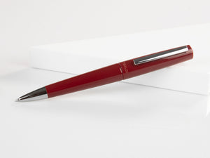 Tibaldi Infrangibile Ballpoint pen, Resin, Deep Red, Steel, INFR-2640-BP