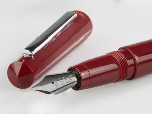 Tibaldi Infrangibile Fountain Pen, Deep Red, Steel, INFR-2640-FP