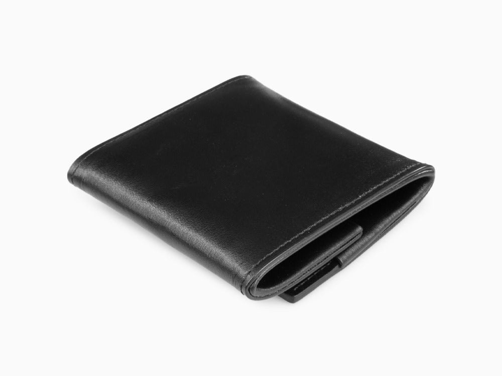 Tibaldi Leather Coin Pouch, Black, Leather, Cotton, LTM-CP