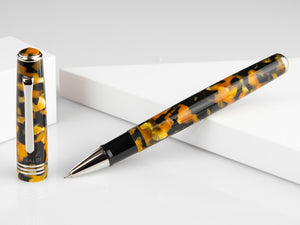 Tibaldi Nº60 Amber Yellow Rollerball pen, Resin, Palladium, N60-550-RB