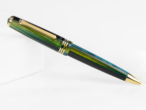 Tibaldi Nº60 Retro Zest Ballpoint pen, Resin, Green, 18k Gold trim, N60-99-BP