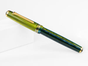Tibaldi Nº60 Retro Zest Fountain Pen, Green, 18k Gold trim, N60-99-FP