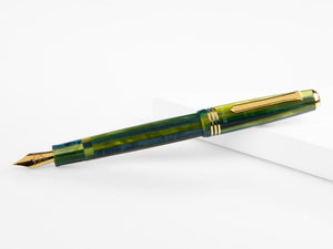 Tibaldi Nº60 Retro Zest Fountain Pen, Green, 18k Gold trim, N60-99-FP