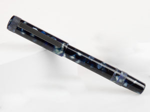 Tibaldi Perfecta Vinyl Stonewash Full Blue Fountain Pen, PFC-R781-FP