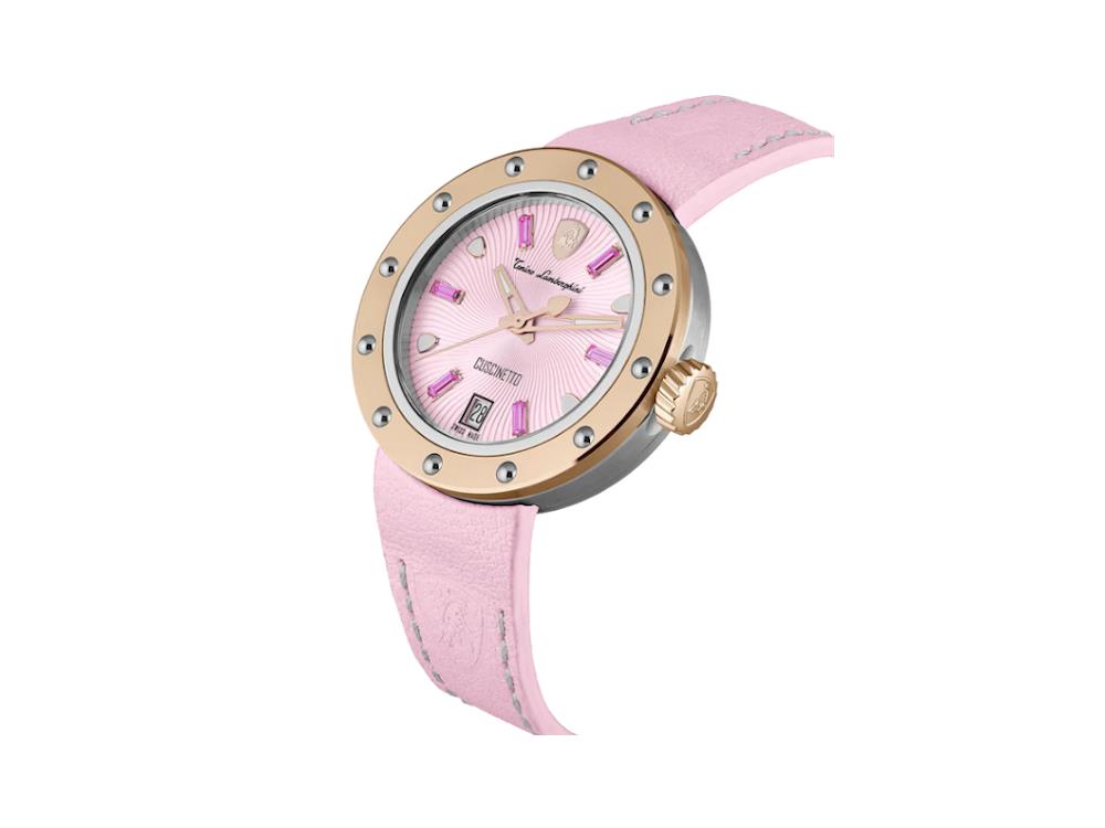 Tonino Lamborghini Cuscinetto Quartz Watch, Pink, 38 mm, TLF-A05-4