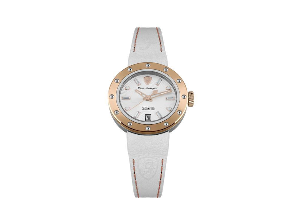 Tonino Lamborghini Cuscinetto Quartz Watch, White, 38 mm, TLF-A05-5