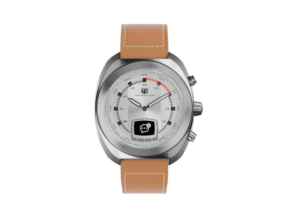 Time Revolution Hybrid 01 Glacier SS Hybrid Watch, Grey, 42 mm, TR01.4S-2