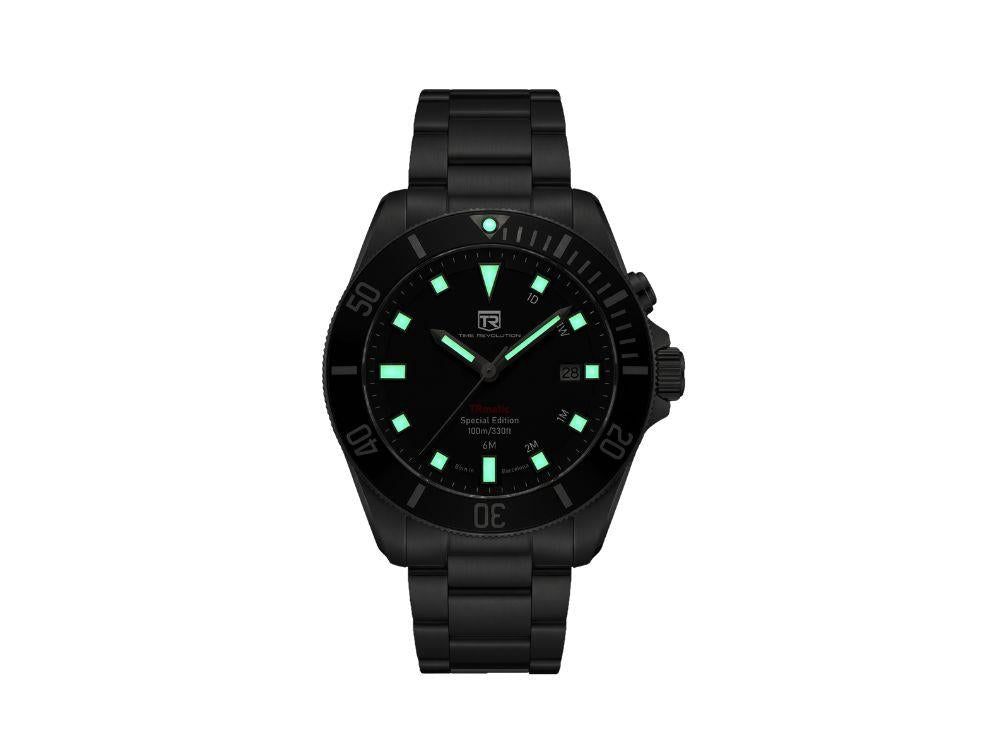 Time Revolution TRmatic Forest Automatic Watch, 42 mm, Green,TR02.04MB