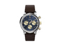 Timex Marlin Men's Leather Quartz Watch, Blue, 40 mm, TW2W60400A