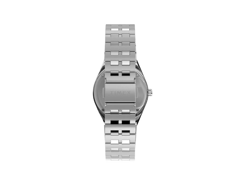 Timex x Peanuts Q Timex Quartz Watch, Silver, 38 mm, TW2W83300