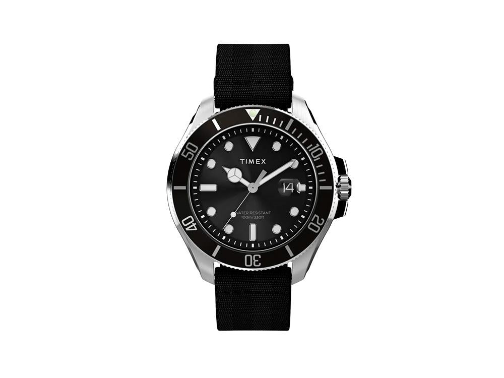 Timex Trend Harborside Coast Quartz Watch, Black, 44 mm, TW2Y09200