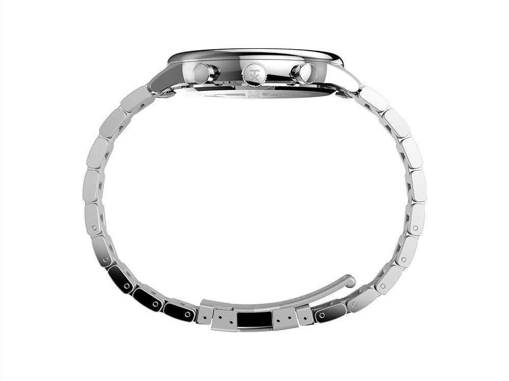 Timex Chicago Multi-Function Quartz Watch, Recycled Steel, 45 mm, TW2Y21500