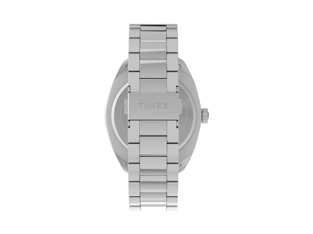 Timex Weston Quartz Watch, Recycled Steel, Black, 45 mm, TW2Y22600