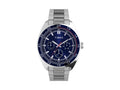 Timex Weston Quartz Watch, Recycled Steel, Blue, 45 mm, TW2Y22700