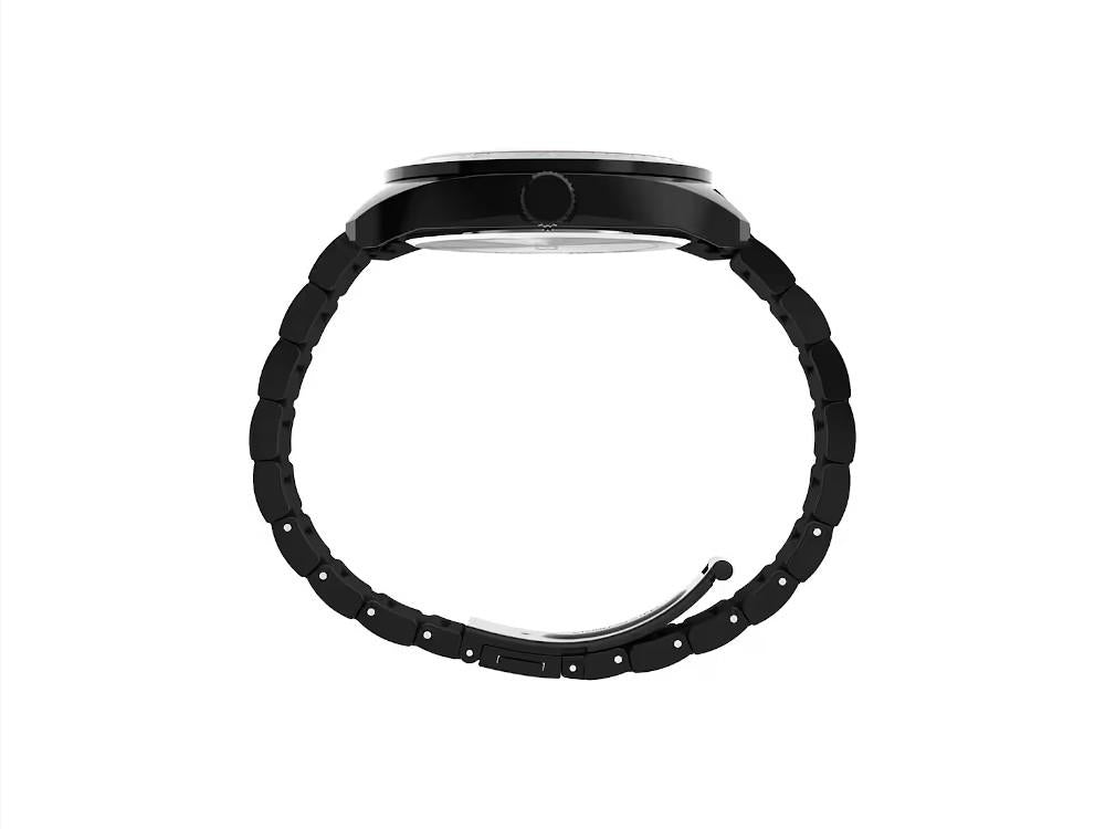 Timex Weston Quartz Watch, Recycled Steel, Black, 45 mm, TW2Y22800