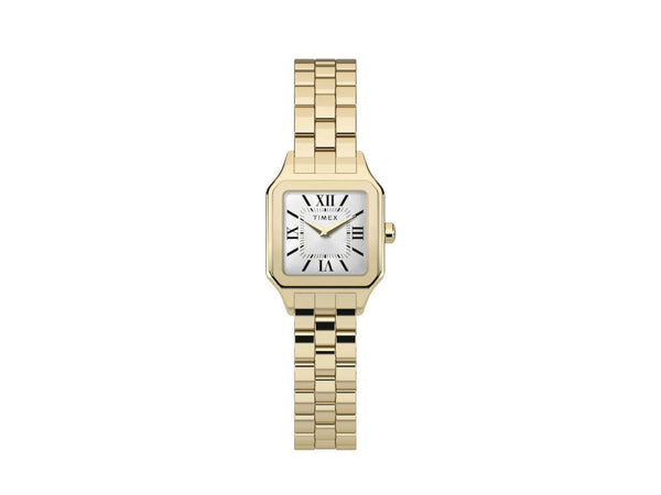 Timex Legacy Addison Quartz Watch, PVD Gold, White, TW2Y23700