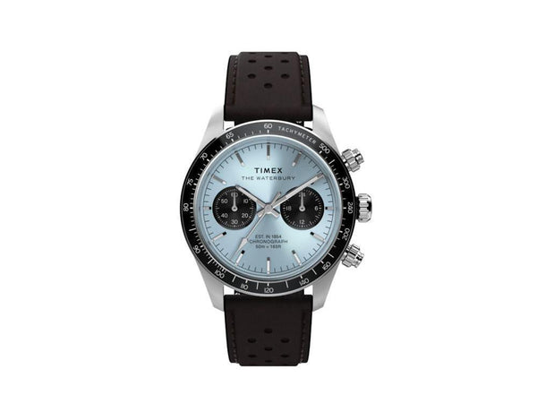 Timex The Waterbury Quartz Watch, Blue, 39 mm, Chronograph