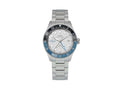 Timex The Waterbury Heritage Pan Am GMT Automatic Watch, White, TW2Y94300
