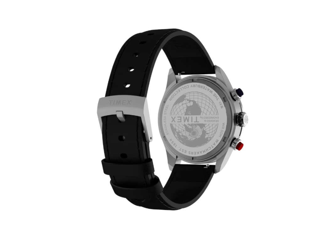 Timex Waterbury Heritage America 250 Quartz Watch, Black, 39 mm, TW6A06000