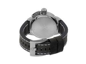 TW Steel Classic Canteen Quartz Watch, Grey, 45 mm, Leather strap, 10 atm, CS101