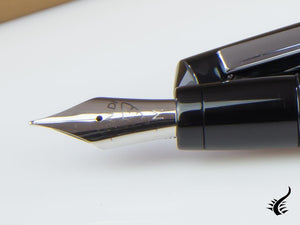 Tibaldi Infrangibile Rich Black Fountain Pen, Resin, INFR-237-FP