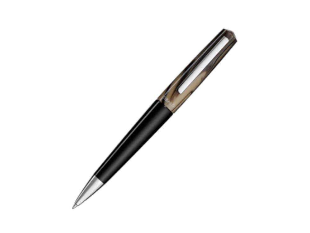 Tibaldi Infrangibile Taupe Grey Ballpoint pen, Resin, Black, INFR-324-BP