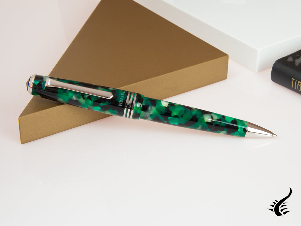 Tibaldi Nº60 Emerald Green Ballpoint pen, Green, Palladium trim, N60-489-BP