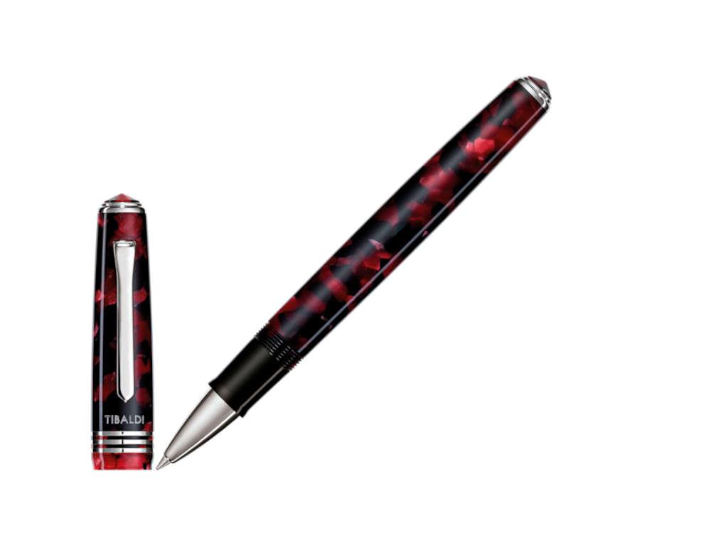 Tibaldi Nº60 Ruby Red Rollerball pen, Resin, Red, Palladium, N60-227-RB