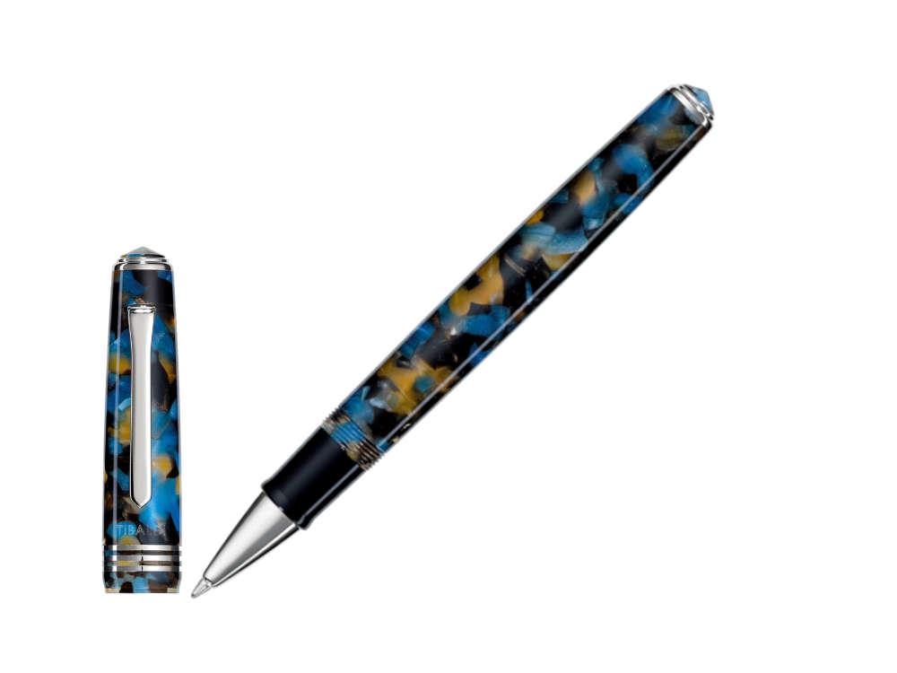 Tibaldi Nº60 Samarkand Blue Rollerball pen, Resin, Palladium, N60-681-RB