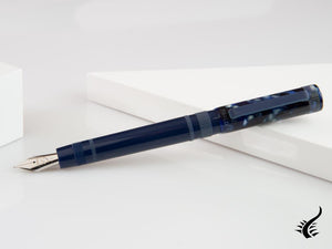 Tibaldi Perfecta Stonewash Blue Fountain Pen, Resin, Blue, PFC-781-FP