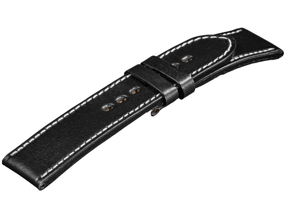 U-Boat Accesorios Strap, Leather, Cotton, Black, 20 mm., 831/Z