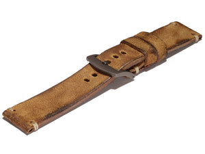 U-Boat Accesorios Strap, Leather, Cotton, Brown, 23mm., Stainless Steel, 6963