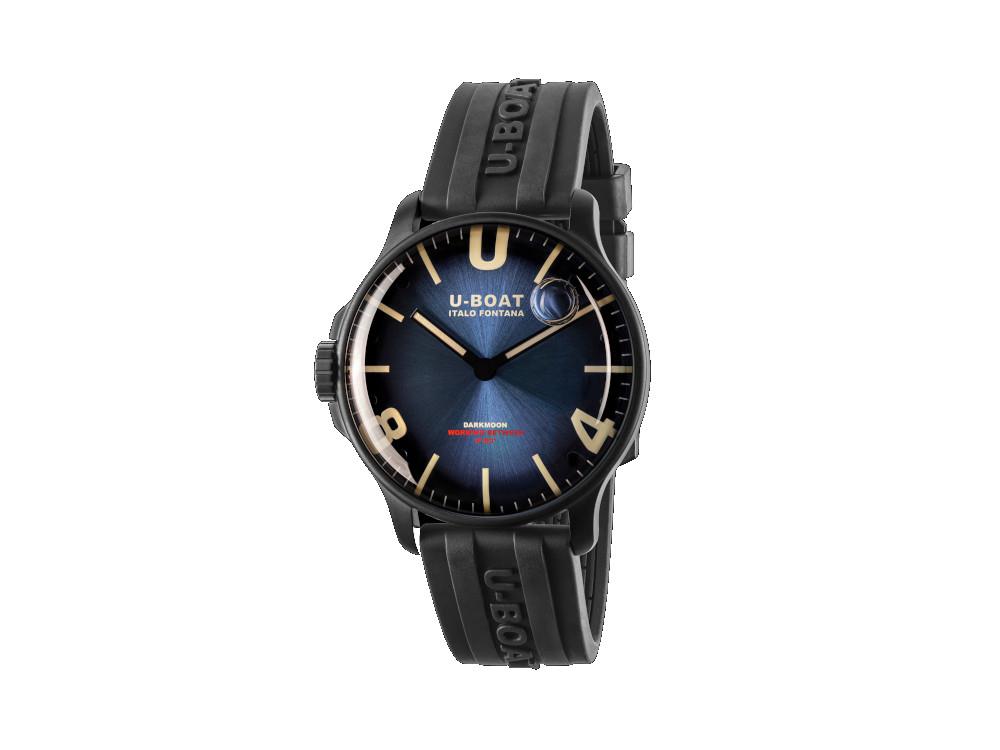 U-Boat Capsoil Darkmoon Soleil Blue IP Quartz Watch, 44 mm, 8700