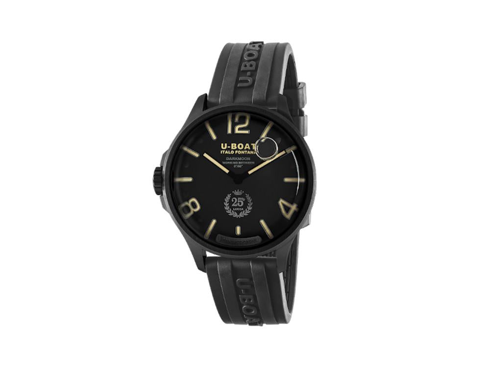 U-Boat Capsoil Darkmoon 25.º PVD Quartz Watch, Black, Limited Edition, 2026