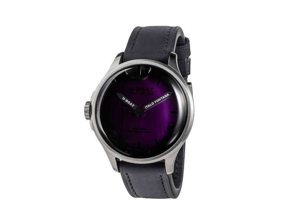 U-Boat Capsoil Darkmoon Kama SS Quartz Watch, 46.5 mm, Grey, 3338